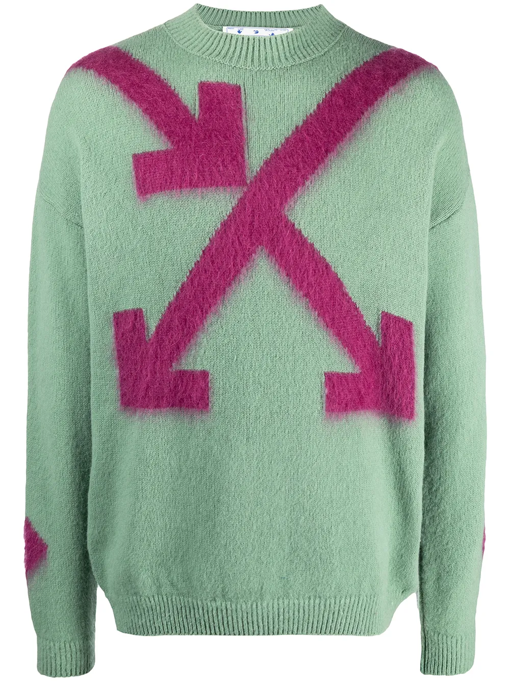 

Джемпер с логотипом Arrow OFF-WHITE, зеленый