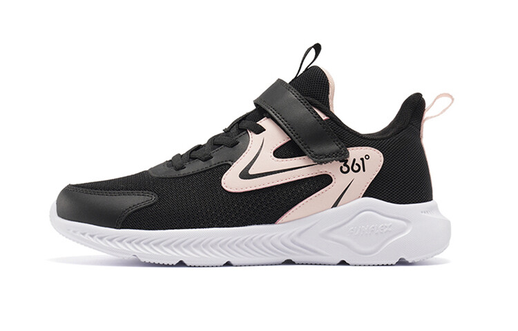 

Детские кеды Kids Low-top Black/Pink 361°Kids, черный