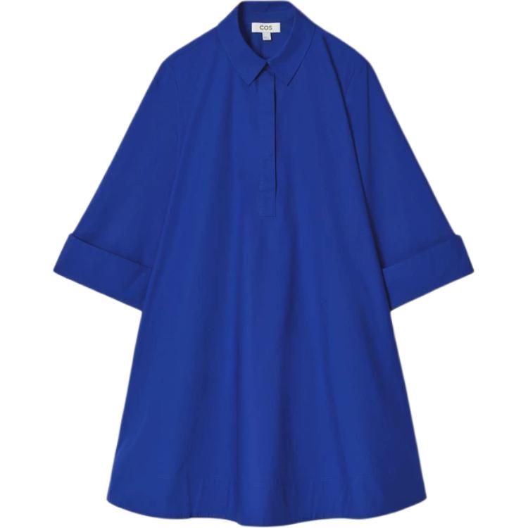 

COS Женские платья с длинным рукавом cobalt blue