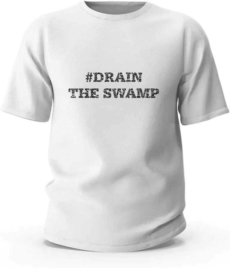 

Футболка для мужчин Funny #Drain The Swamp ADWD