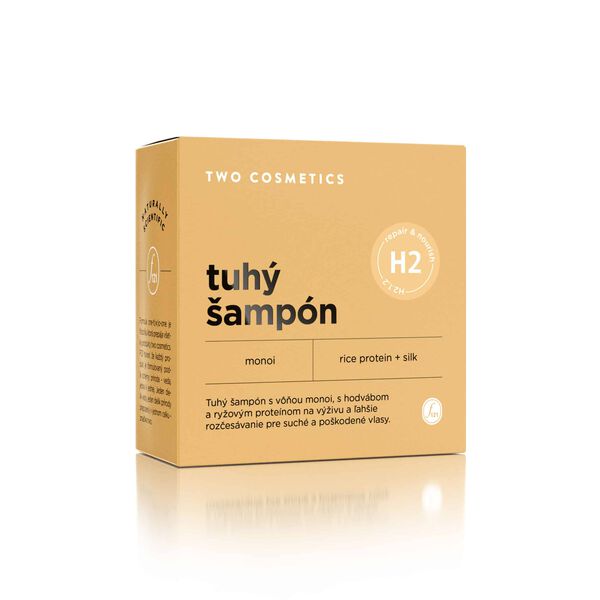 

Твердый шампунь с ароматом шелка, рисового протеина и монои, 60 г Two Cosmetics Nourish&Repair