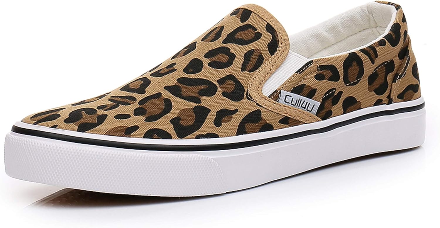 

Классические кроссовки-слипоны унисекс Cull4U, Leopard