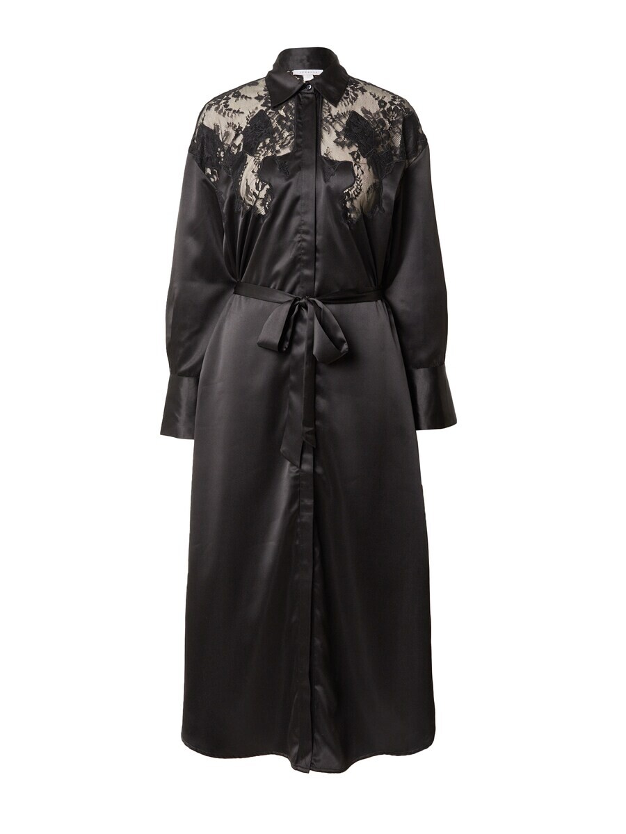 

Платье рубашка TOPSHOP Shirt Dress, черный
