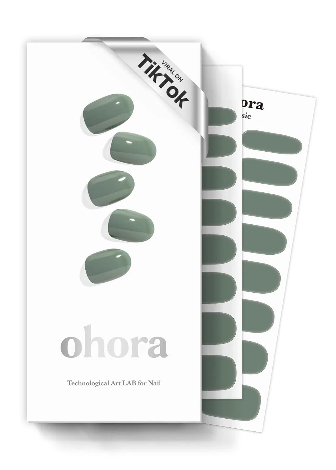 Гелевые полоски для ногтей «N Cream Leaf» от ohora Ohora
