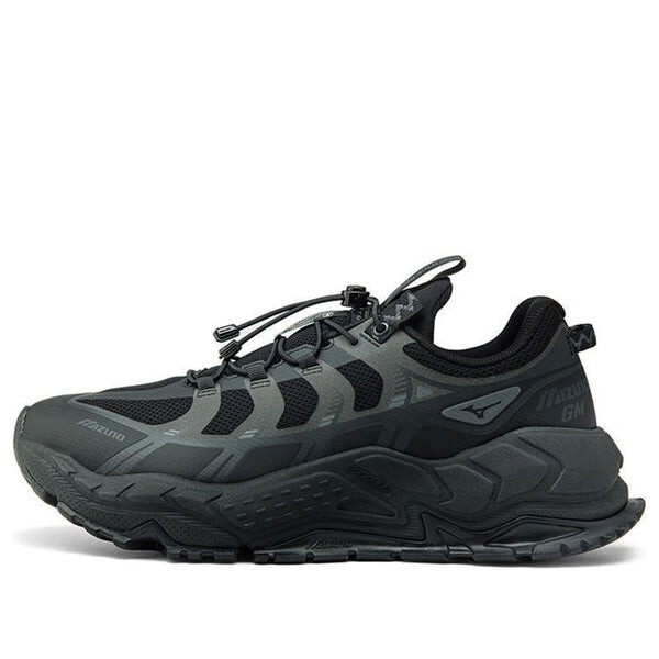 

Кроссовки wave solar 'all black' Mizuno, черный