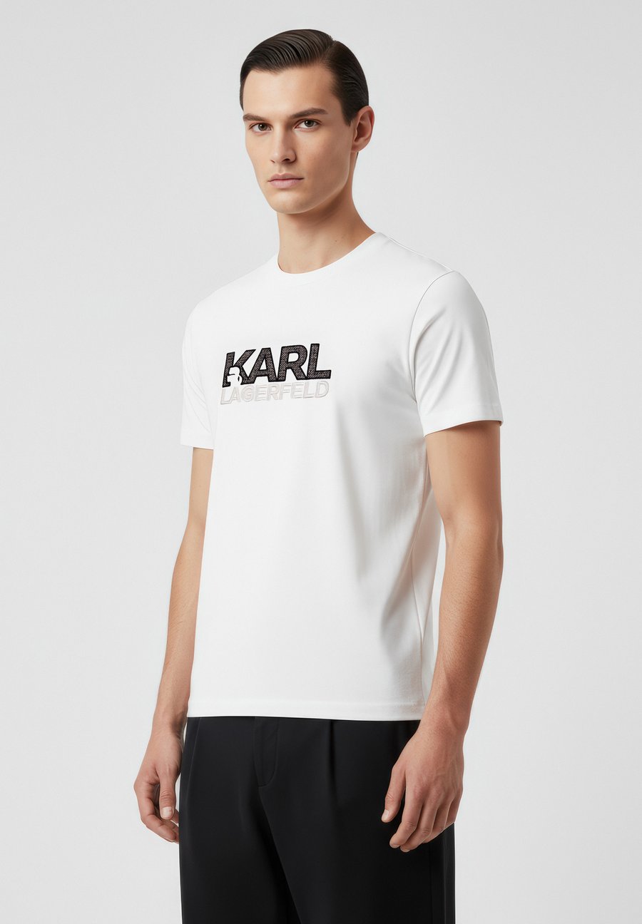 

Футболка KARL LAGERFELD CREWNECK, Champagne/White, Белый, Футболка KARL LAGERFELD CREWNECK, Champagne/White