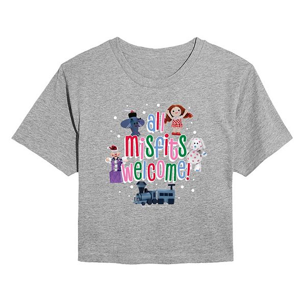 

Футболка с принтом Juniors Rudolph the Red-Nosed Reindeer All Misfits Welcome Licensed Character, Heather Gray, Красный, Футболка с принтом Juniors Rudolph the Red-Nosed Reindeer All Misfits Welcome Licensed Character, Heather Gray