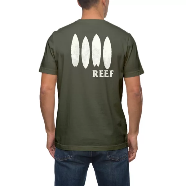

Мужская футболка Pettibon с принтом Reef, цвет military green