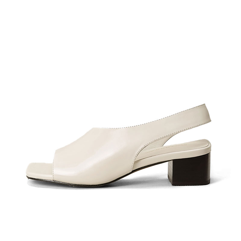 SHOEMAKER QUEEN Женские сандалии на одной застежке Премиум Уайт, цвет Premium White