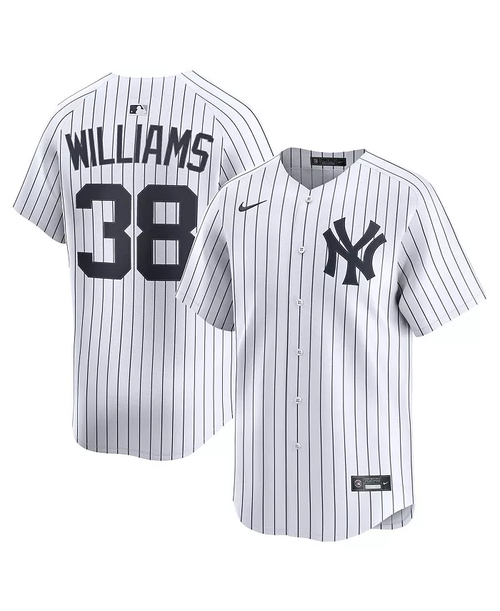 

Мужская бейсбольная джерси New York Yankees домашняя лимитированная Devin Williams White Nike
