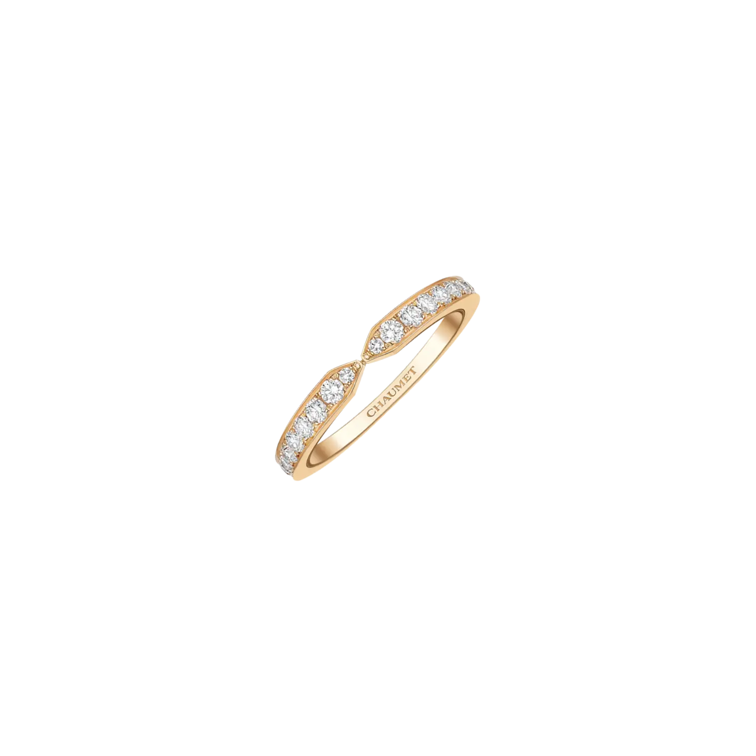 

Обручальное кольцо Chaumet из розового золота с бриллиантами