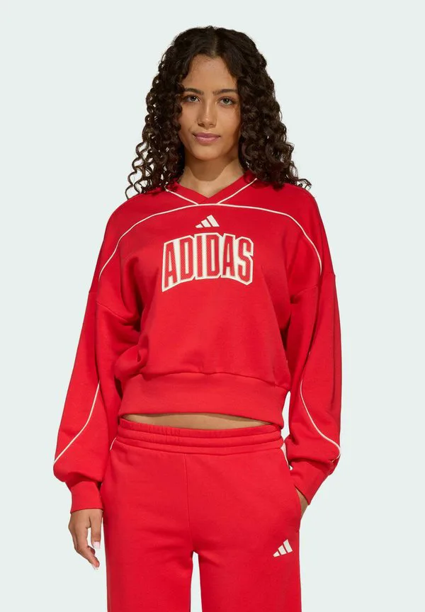 Толстовка стадиона Adidas Sportswear, Pure Ruby/Off White