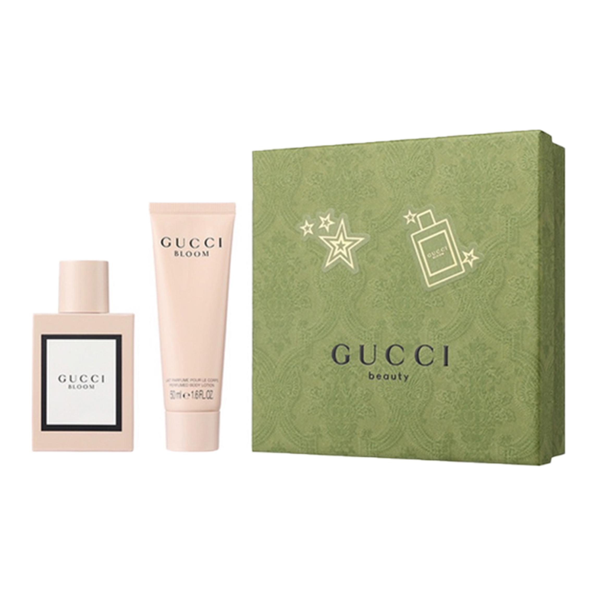 Подарочный набор Gucci Bloom: парфюмерная вода и лосьон для тела, 50 мл + 50 мл — фото 4