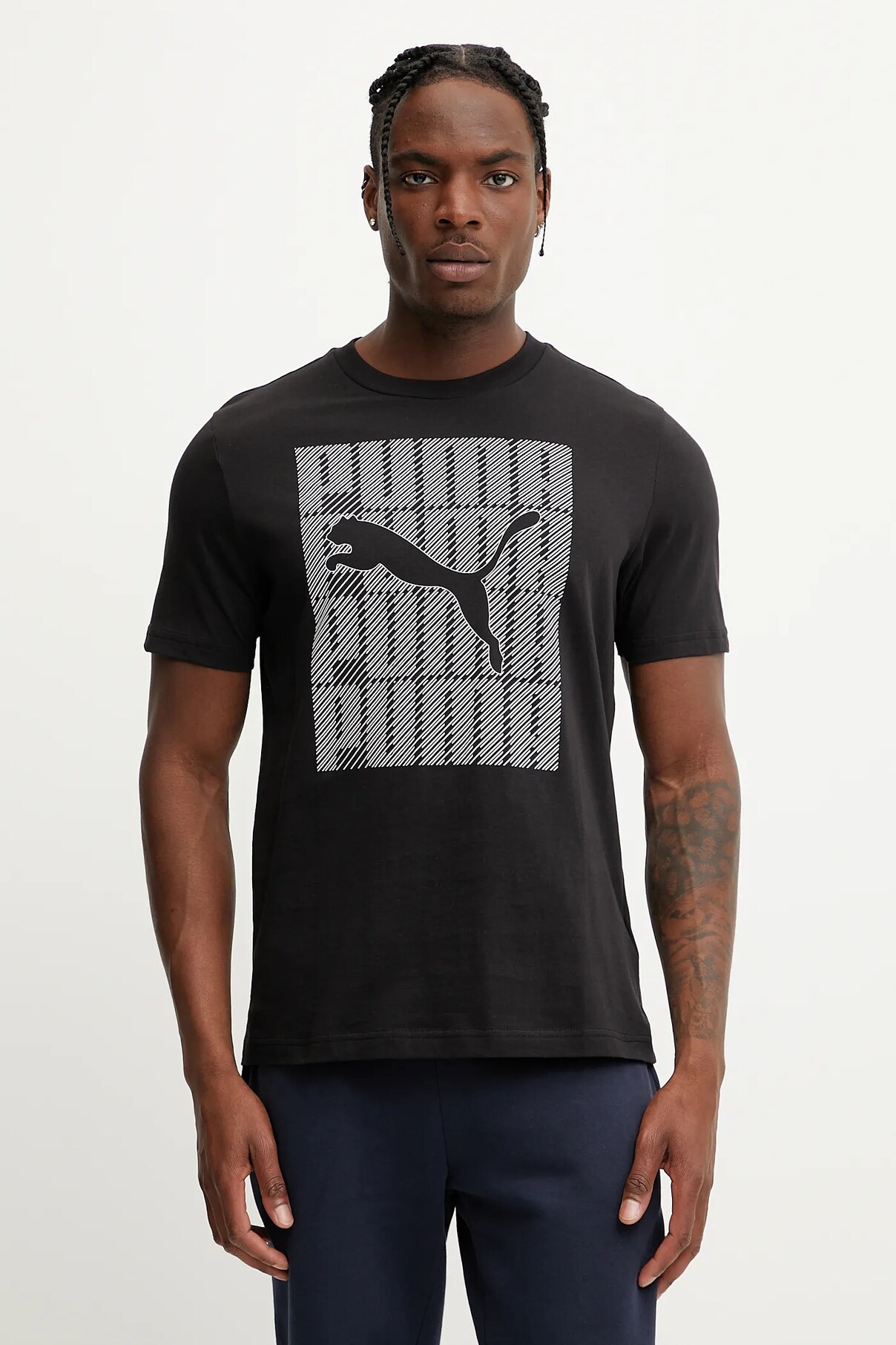 

Футболка из хлопка Puma, черный