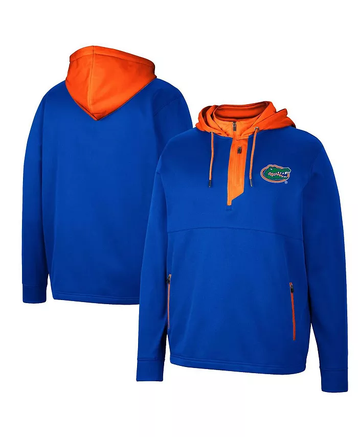

Мужская толстовка Florida Gators Luge 3.0 с молнией на четверть Colosseum, синий