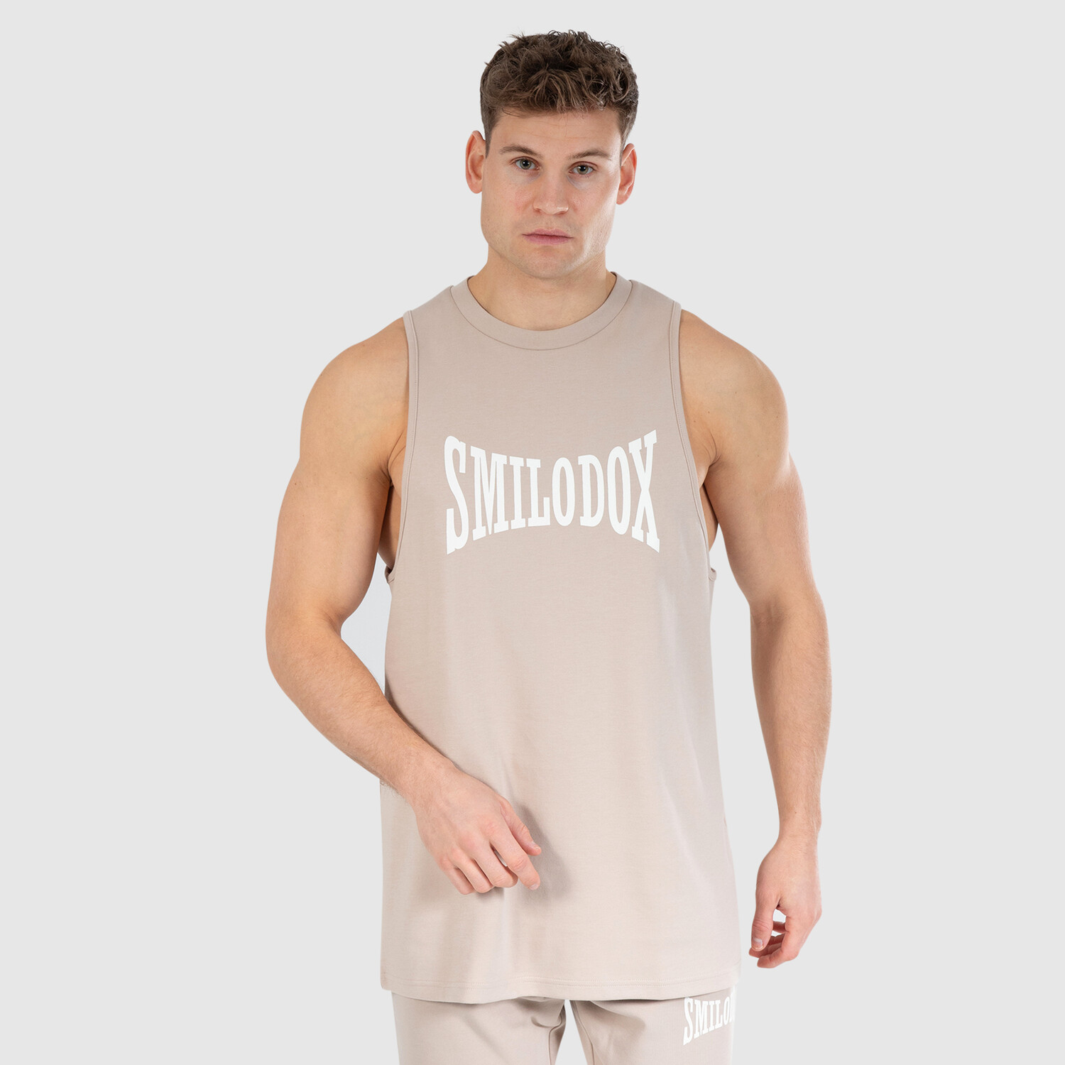 

Рубашка SMILODOX Tank Top Classic Pro, светло-коричневый