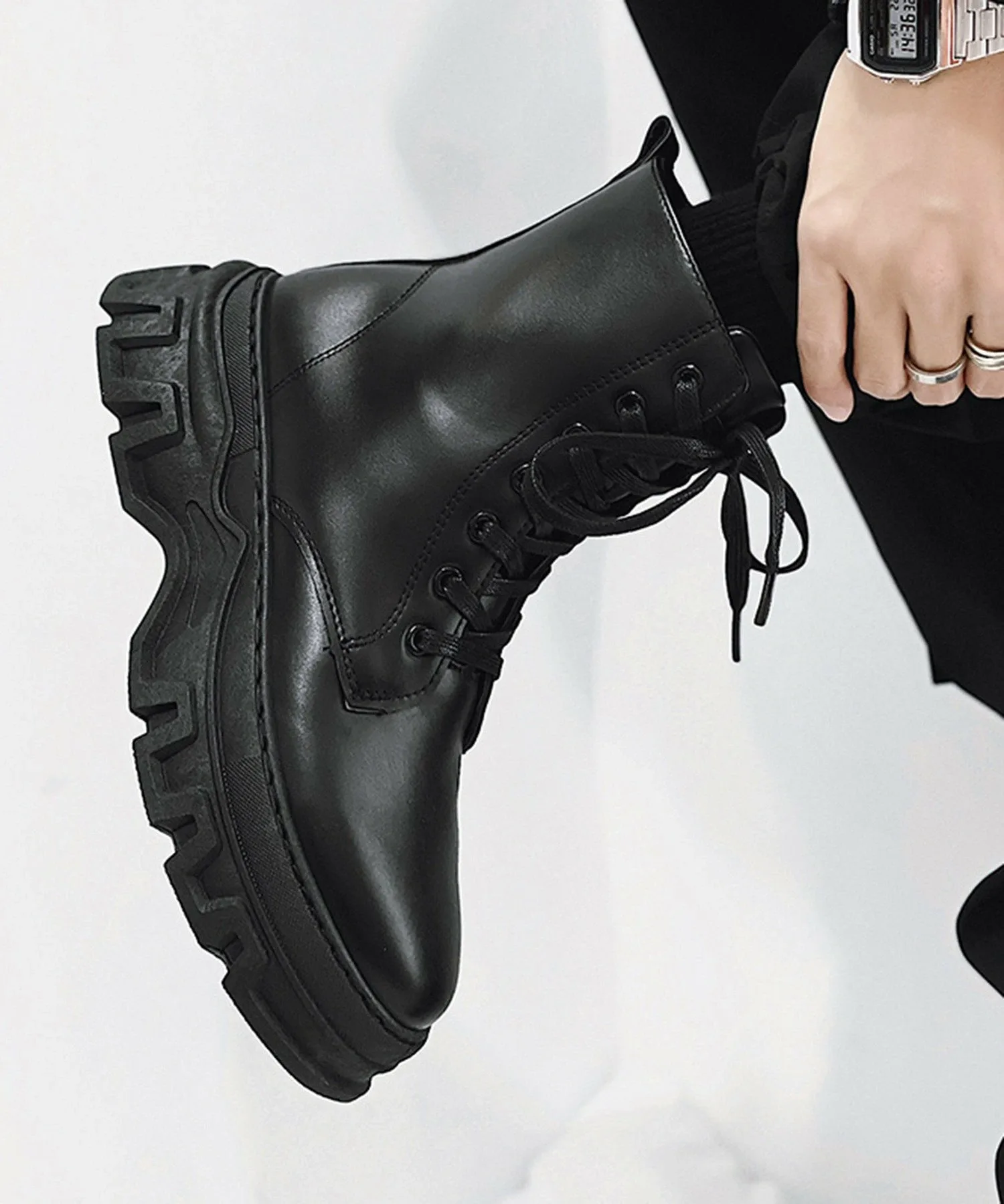 Кроссовки aimoha с легкой подошвой, легкие ботинки Aimoha Mens, black — фото 4