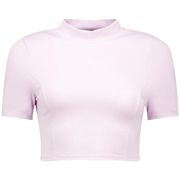 

Топ Air Jordan Short-Sleeve Knit Crop Top, Doll/White