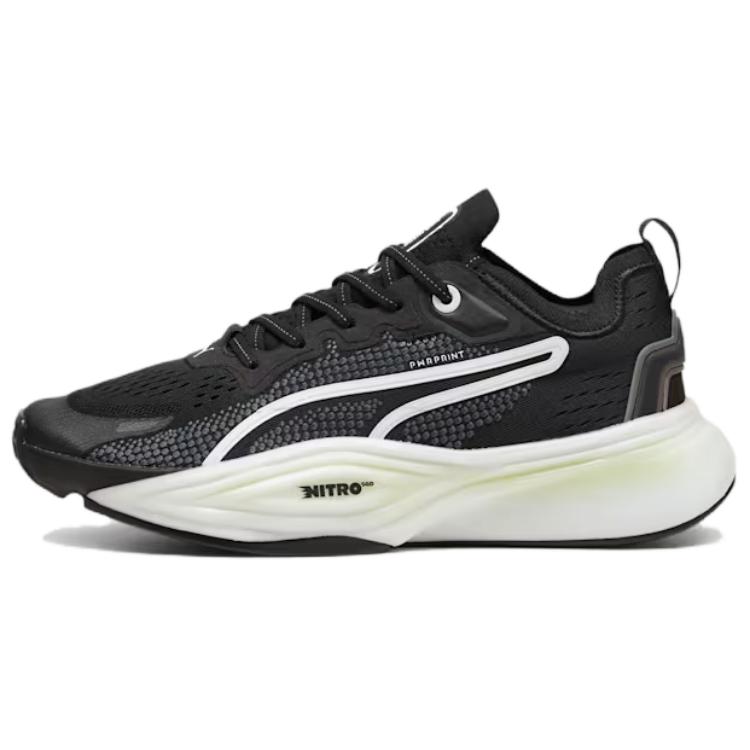 

Кроссовки для тренировок Pwr Nitro Low Top Unisex PUMA, черный/белый
