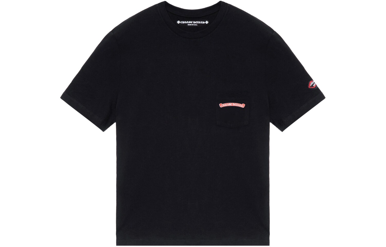 

Футболка унисекс черная Chrome Hearts, черный