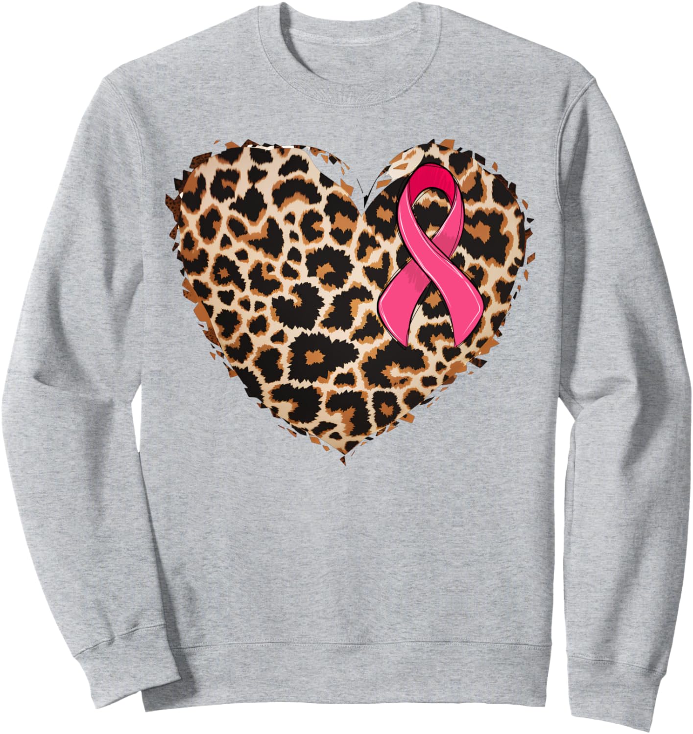 

Толстовка с розовой лентой в поддержку борьбы с раком груди, с принтом гепарда и леопарда в виде сердца Cheetah Leopard Heart Breast Cancer Pink Ribbon,, Розовый, Толстовка с розовой лентой в поддержку борьбы с раком груди, с принтом гепарда и леопарда в 