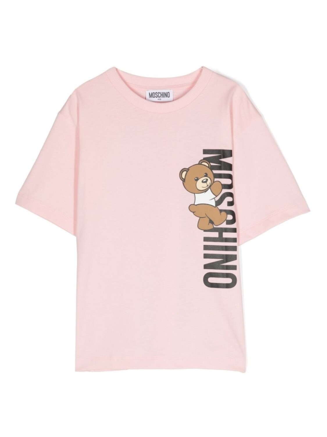

Moschino Kids футболка с логотипом, розовый