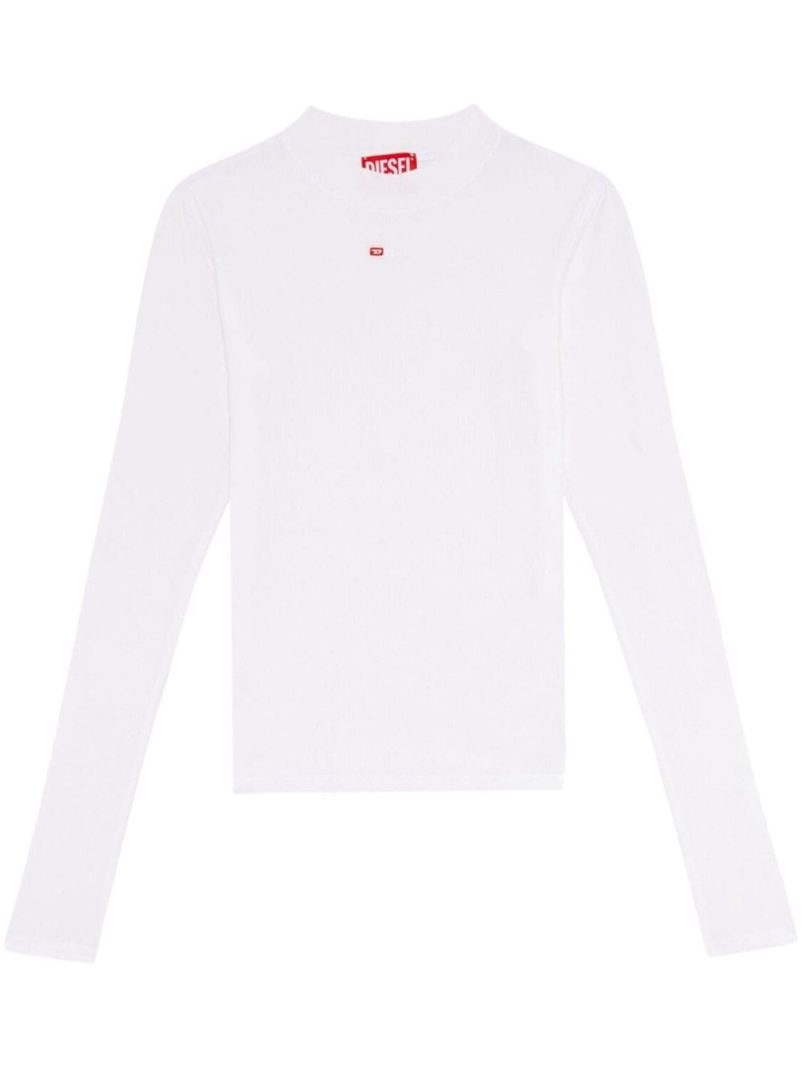 

Diesel топ T-Mokky-Ls-Microdiv с высоким воротником, белый