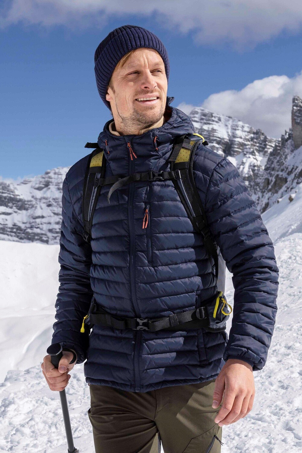 

Пуховик Водостойкое зимнее пальто Mountain Warehouse, синий