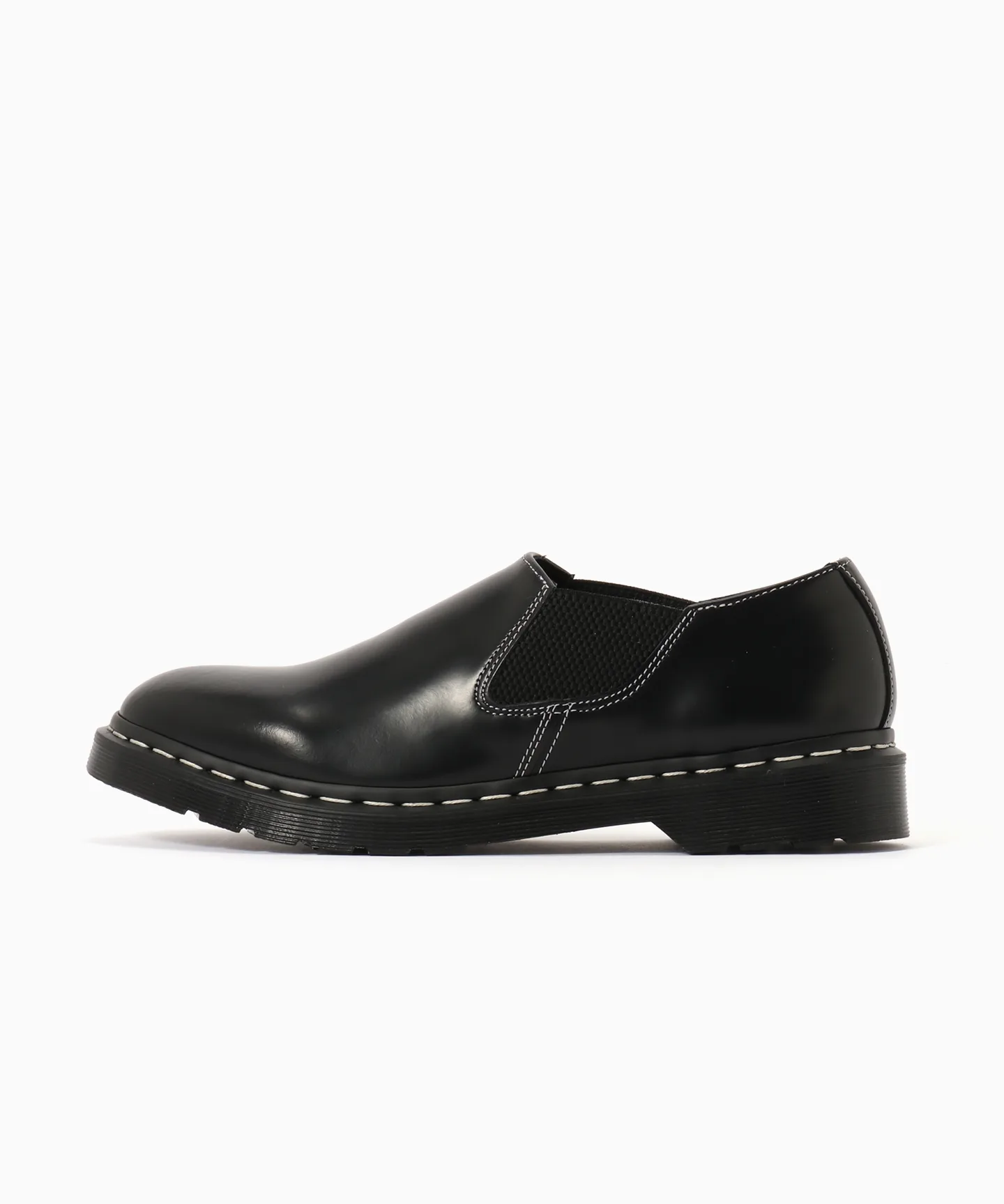 Мужские слипоны из натуральной кожи Louis WS Dr. Martens чёрные