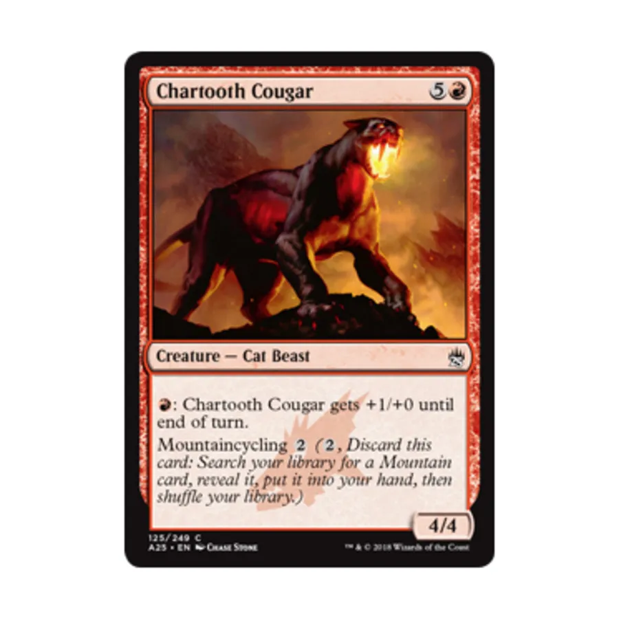 

CCG Chartooth Cougar (C) (Фольга), MTG - Masters 25