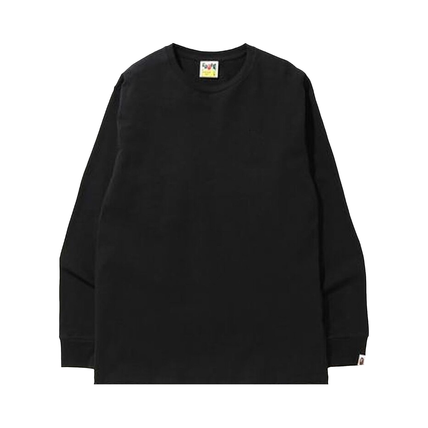 

BAPE Футболка с длинными рукавами Ape Head One Point, цвет Черный