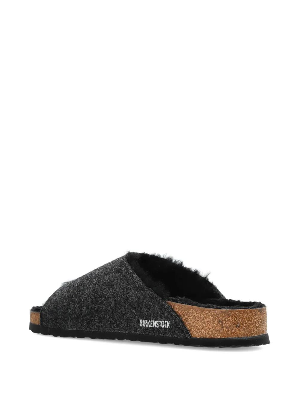 Домашние тапочки Slolana с застежкой на липучке Birkenstock, серый — фото 3