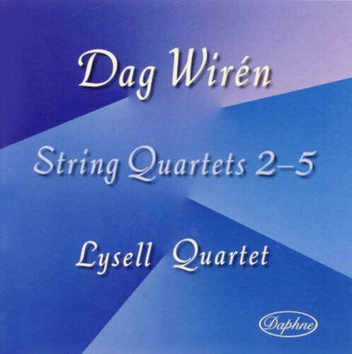 

CD диск Wiren / Lysell / Sandklef / Sundkvist / Sjogren: String Quartets Nos 2-5