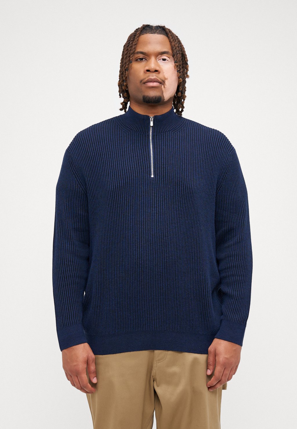 

Джемпер JPRBLALIAM HALF ZIP Jack & Jones, темно-синий