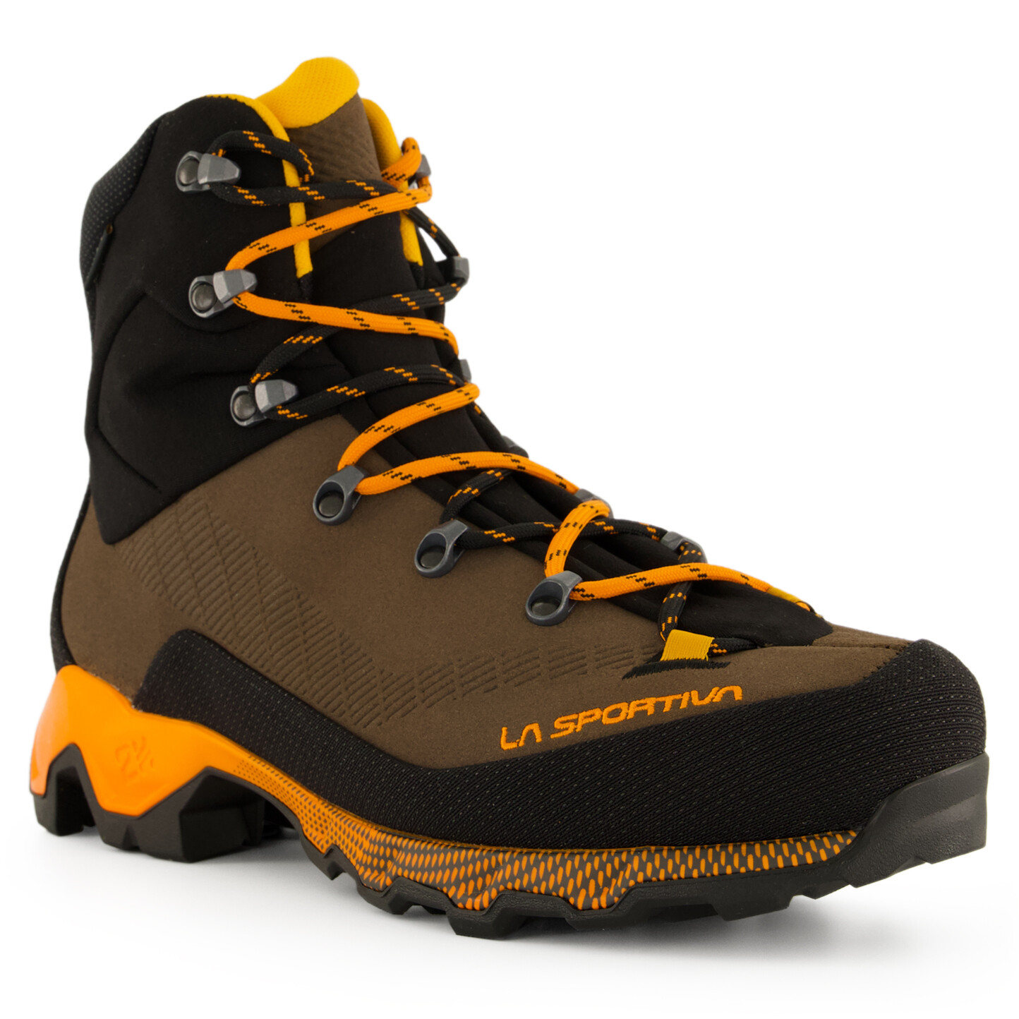 Ботинки для прогулки La Sportiva Aequilibrium Trek GTX, цвет Carbon/Yellow — фото 2