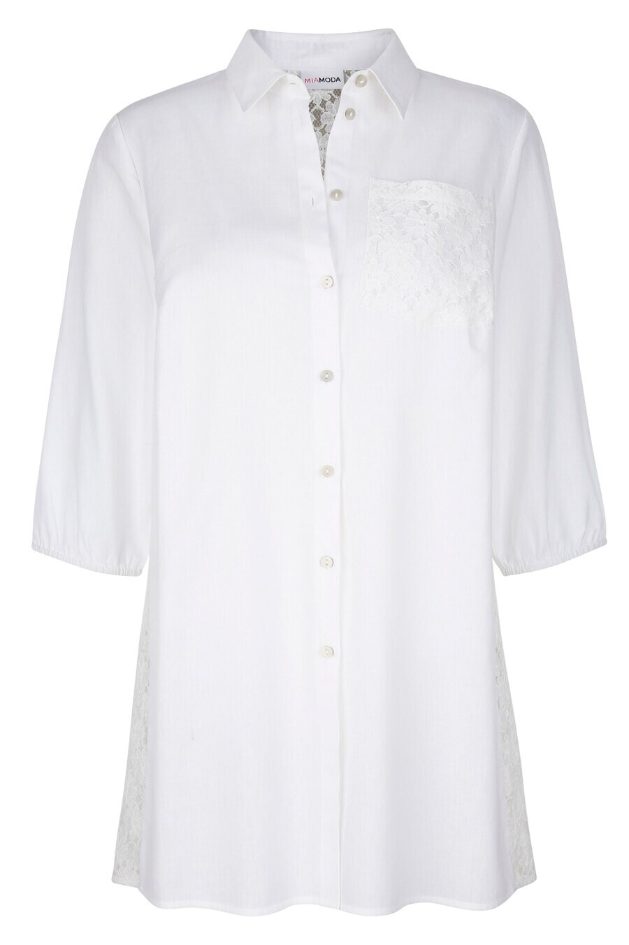 

Кружевная блузка MIAMODA Blouse, белый