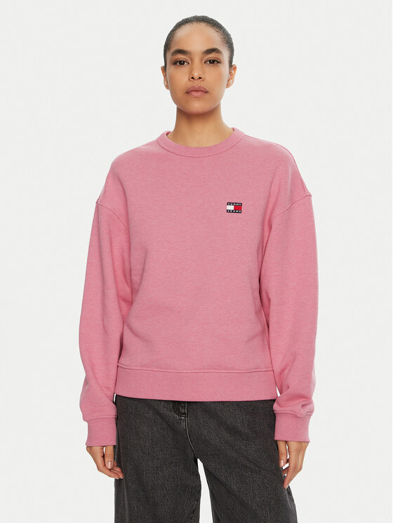 

Толстовка свободного кроя DW0DW19408 Tommy Jeans, розовый