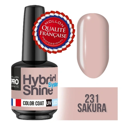 

Mol Hss 2/231 - полуперманентный гибридный лак для ногтей с блеском Mollon Pro