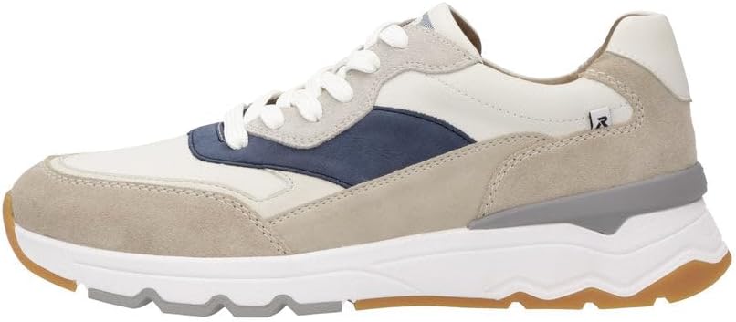 Мужские кроссовки Rieker Sport Style U0906 Zed, слоновая кость/кремовый — фото 3