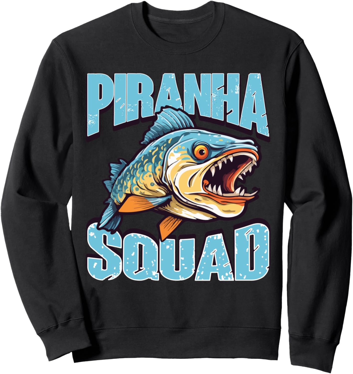 

Забавная толстовка с изображением пираний от команды Piranha Squad для девочек, мальчиков и взрослых, черная Piranha T-Shirt Foe Men Women Kids Fish Lovers, Черный, Забавная толстовка с изображением пираний от команды Piranha Squad для девочек, мальчиков 
