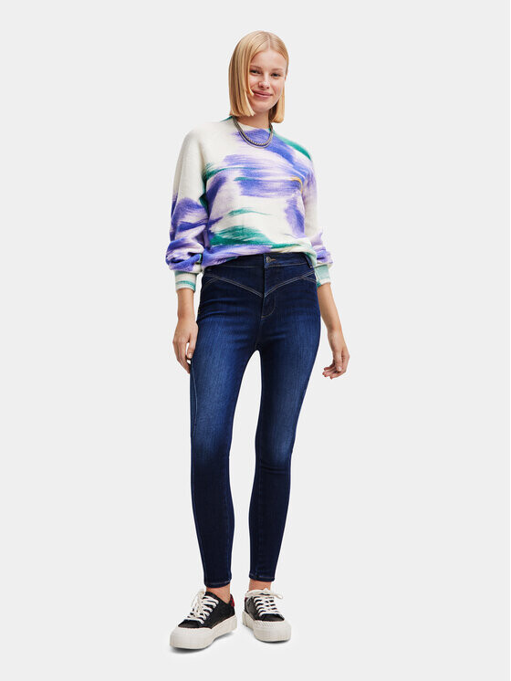 

Джинсы узкого кроя Desigual, синий
