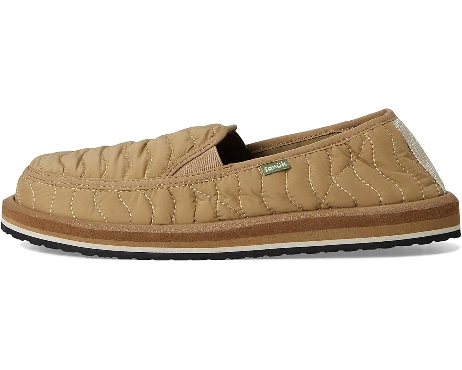 Кроссовки Sanuk Donny Quilted, Olive — фото 4