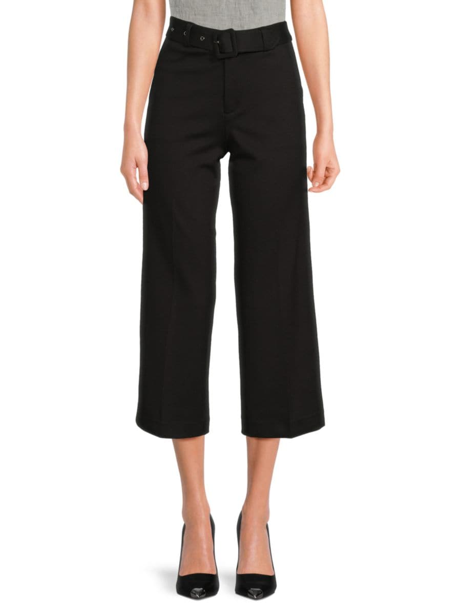 

Укороченные широкие брюки Birdy Saks Fifth Avenue, черный