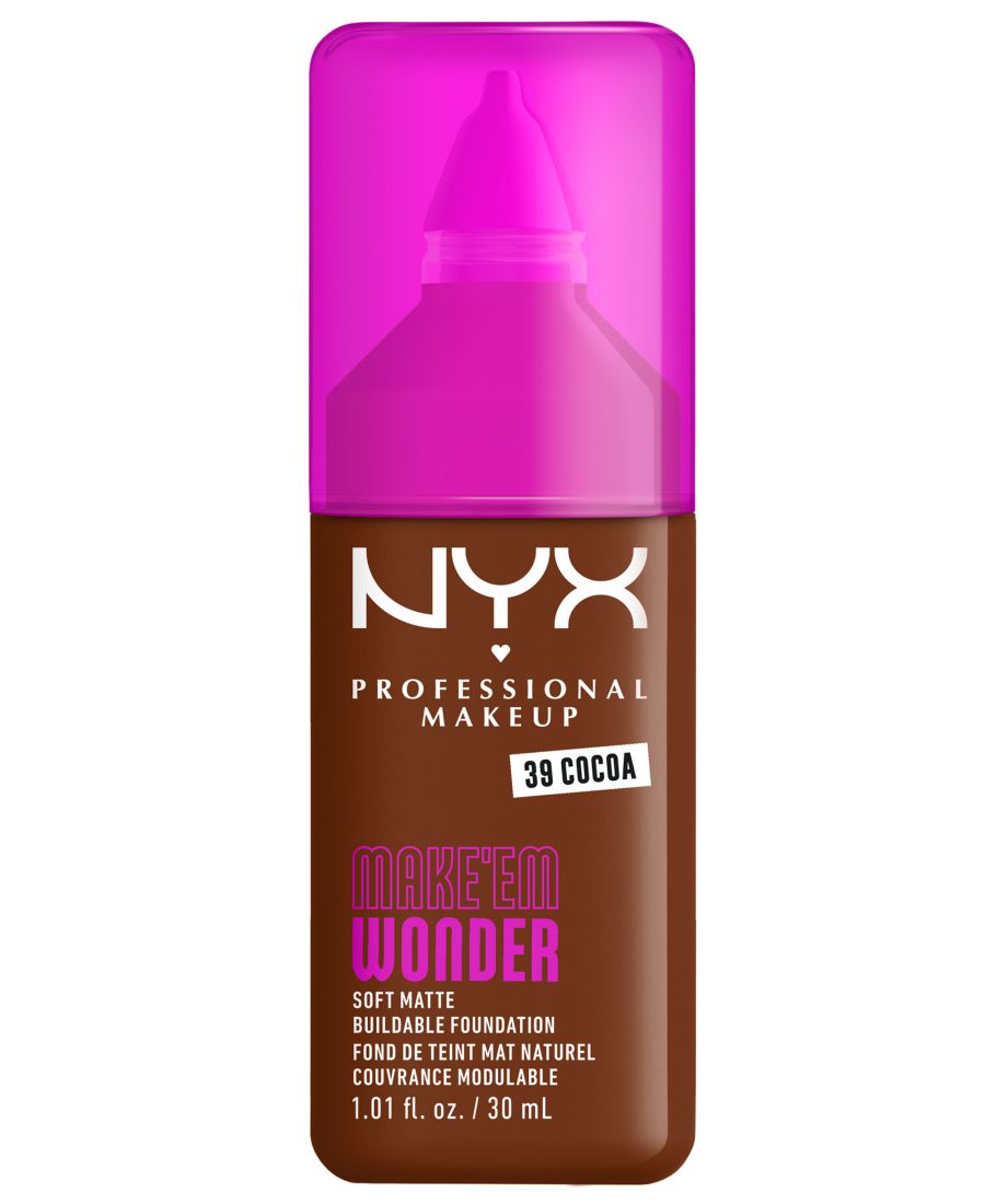 

Тональный крем NYX Professional Makeup Make ’Em Wonder Soft Matte, Cocoa, 30 мл