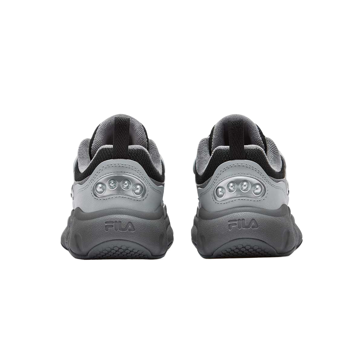 FILA KIDS Heritage FHT нескользящие детские баскетбольные кроссовки gray black для подростков — фото 4