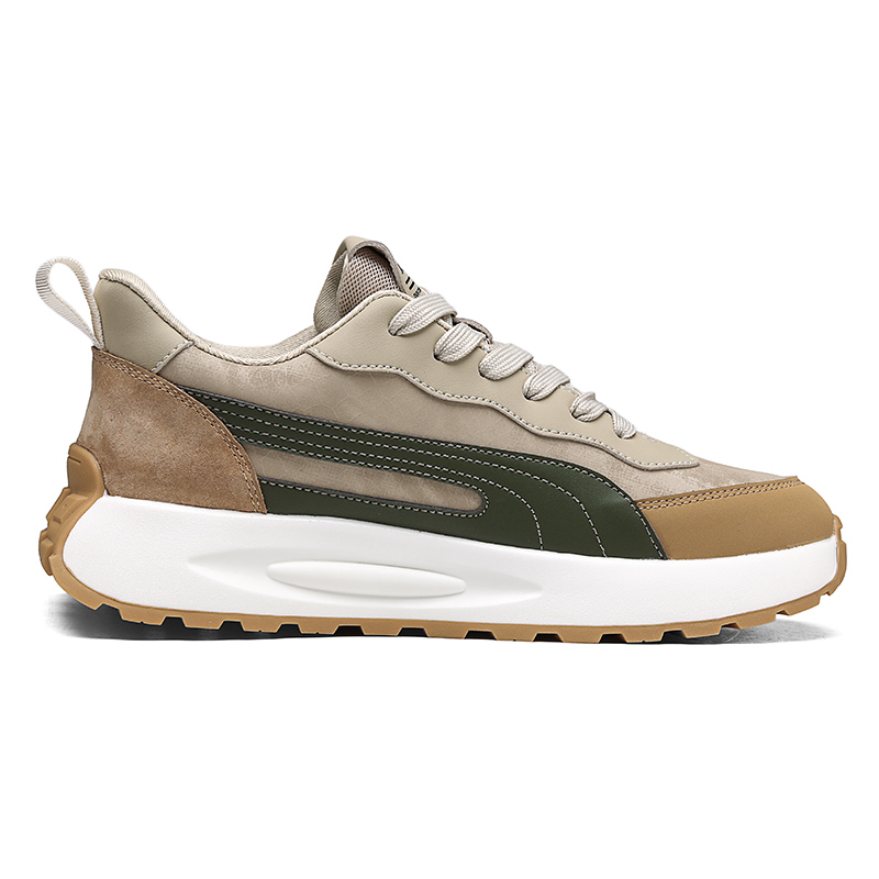 X-ZONE X ZONE PA Спортивные винтажные Cortez спортивные нескользящие, износостойкие, легкие низкие кеды мужские - черный серый, цвет Black Gray — фото 4