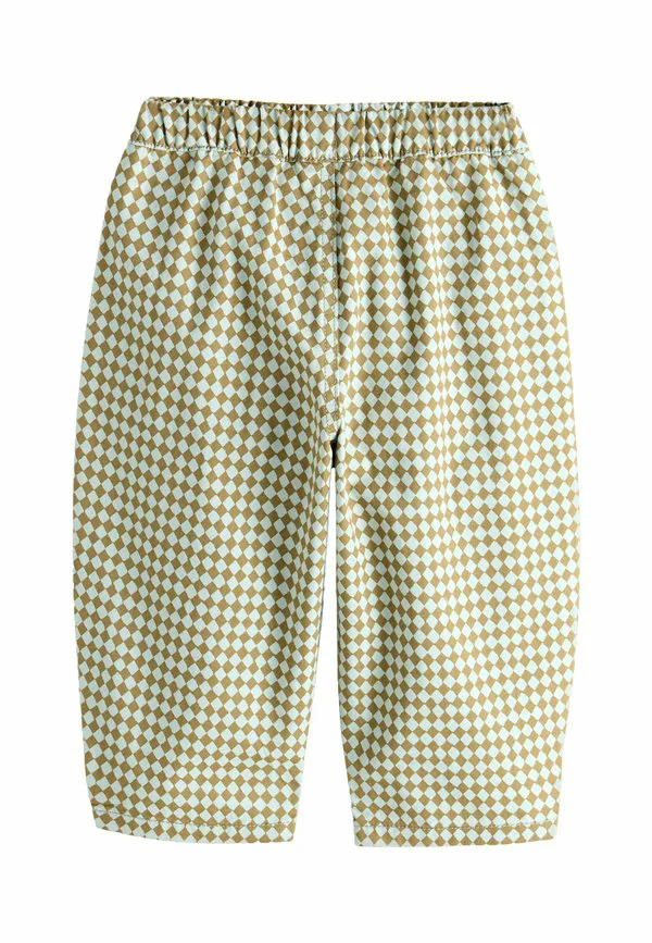 Брюки прямого кроя с застежкой-молнией Next, Green Blue Mini Harlequin