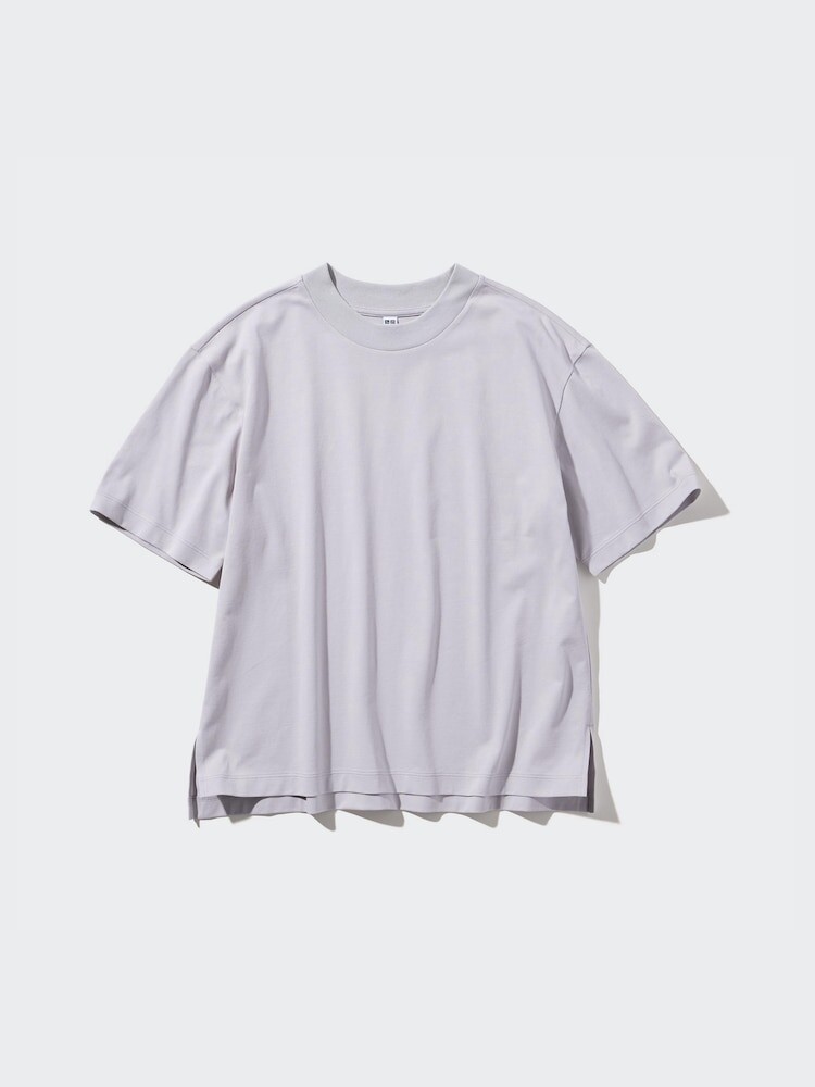 Футболка Uniqlo Airism из хлопка, черная — фото 4