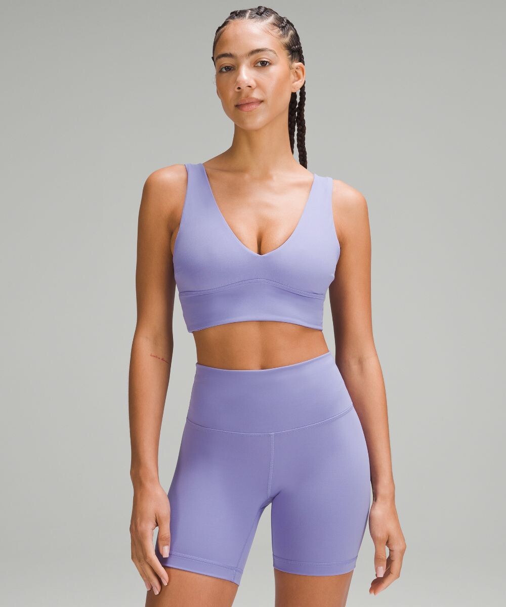 

Спортивный бюсгальтер Lululemon, лавандовый