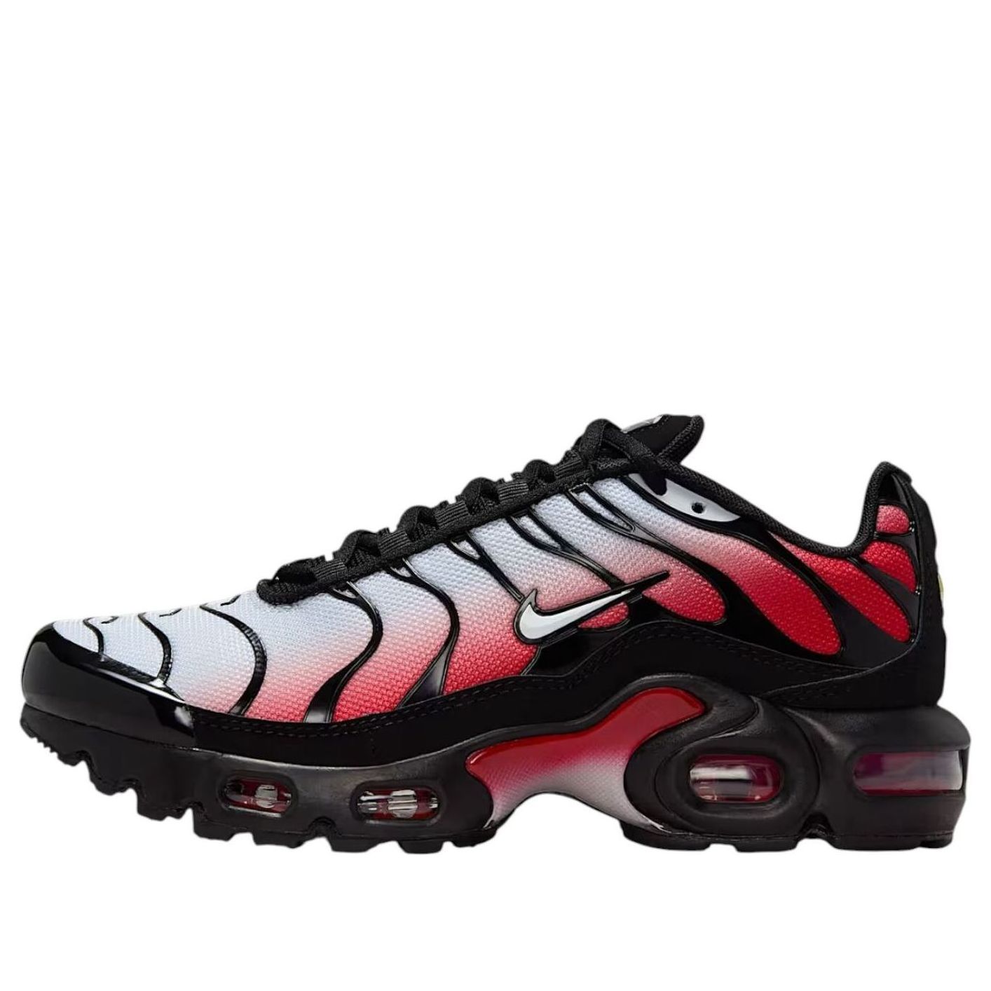 

(GS) Nike Air Max Plus 'Pure Platinum University Red Black'
